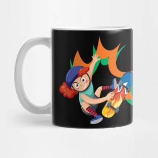 DARING SKATE GIRL Mug